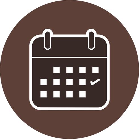 Zakelijke kalender Vector Icon