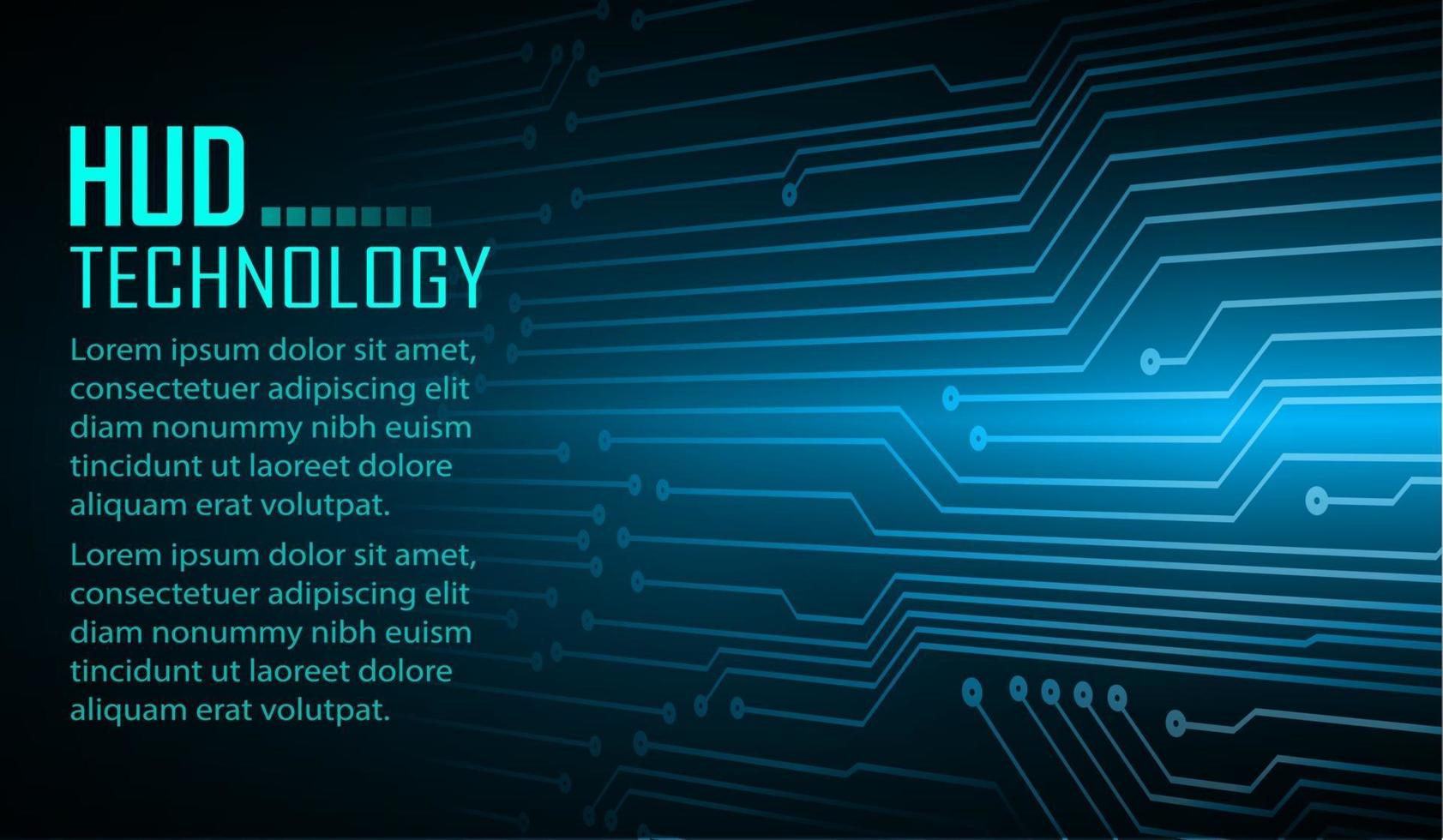 cyber circuit toekomstige technologie concept achtergrond vector