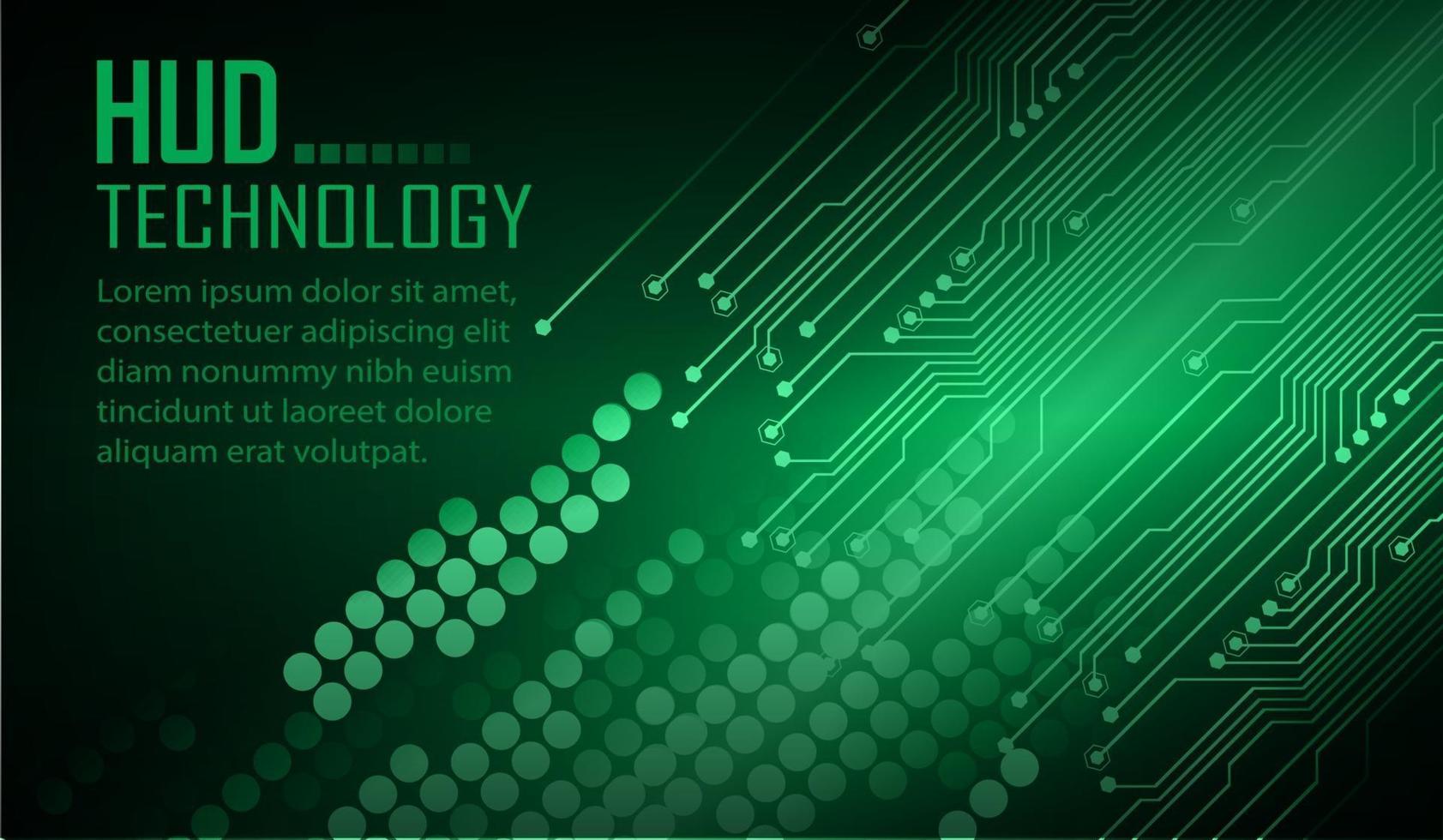 cyber circuit toekomstige technologie concept achtergrond vector