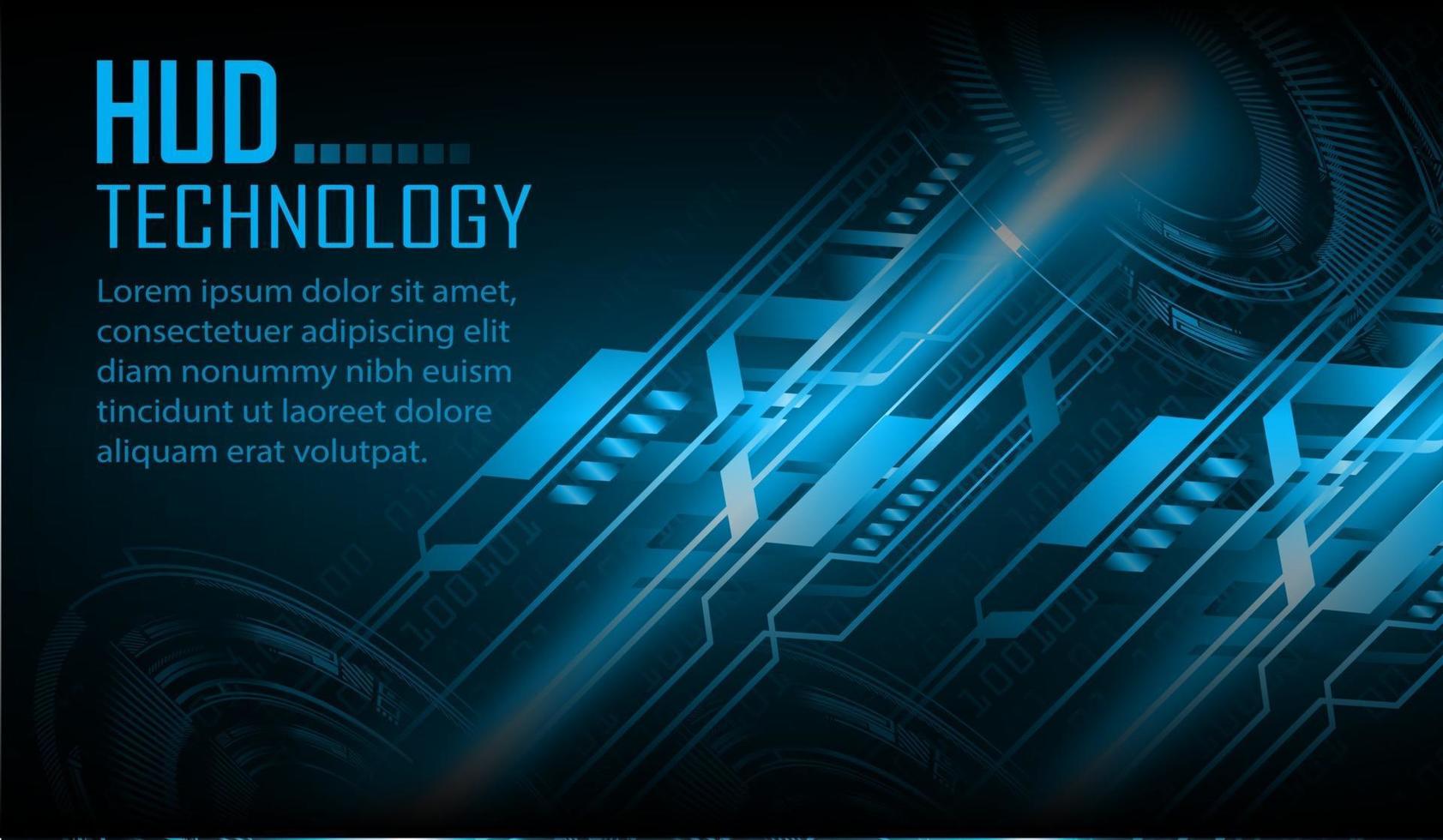 cyber circuit toekomstige technologie concept achtergrond vector