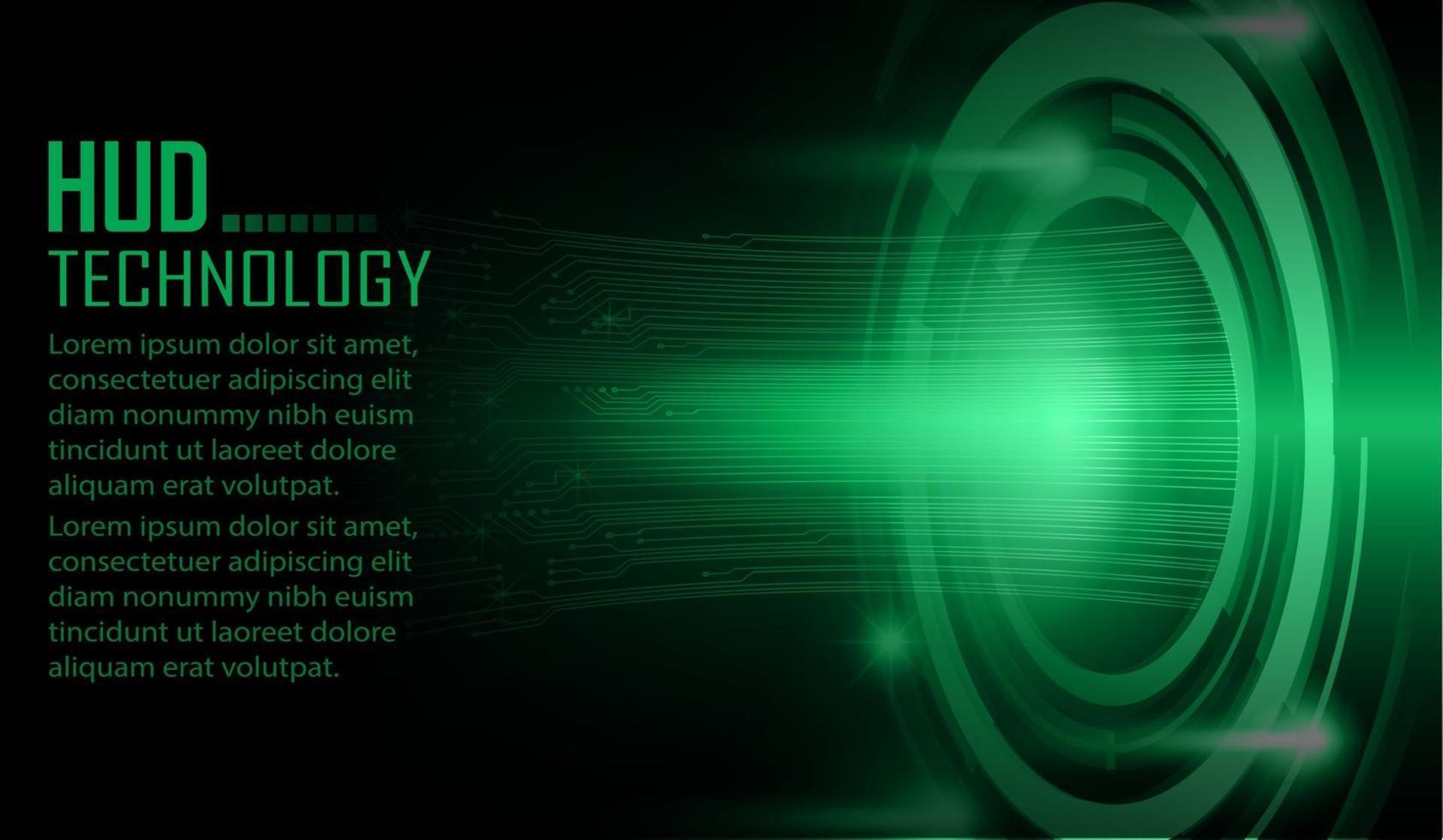 cyber circuit toekomstige technologie concept achtergrond vector