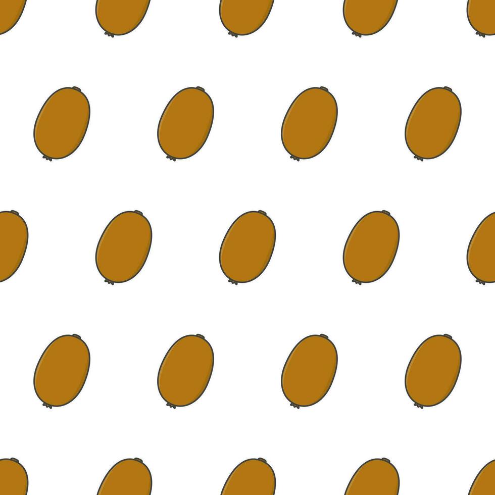 vers kiwi naadloos patroon Aan een wit achtergrond. kiwi fruit vector illustratie