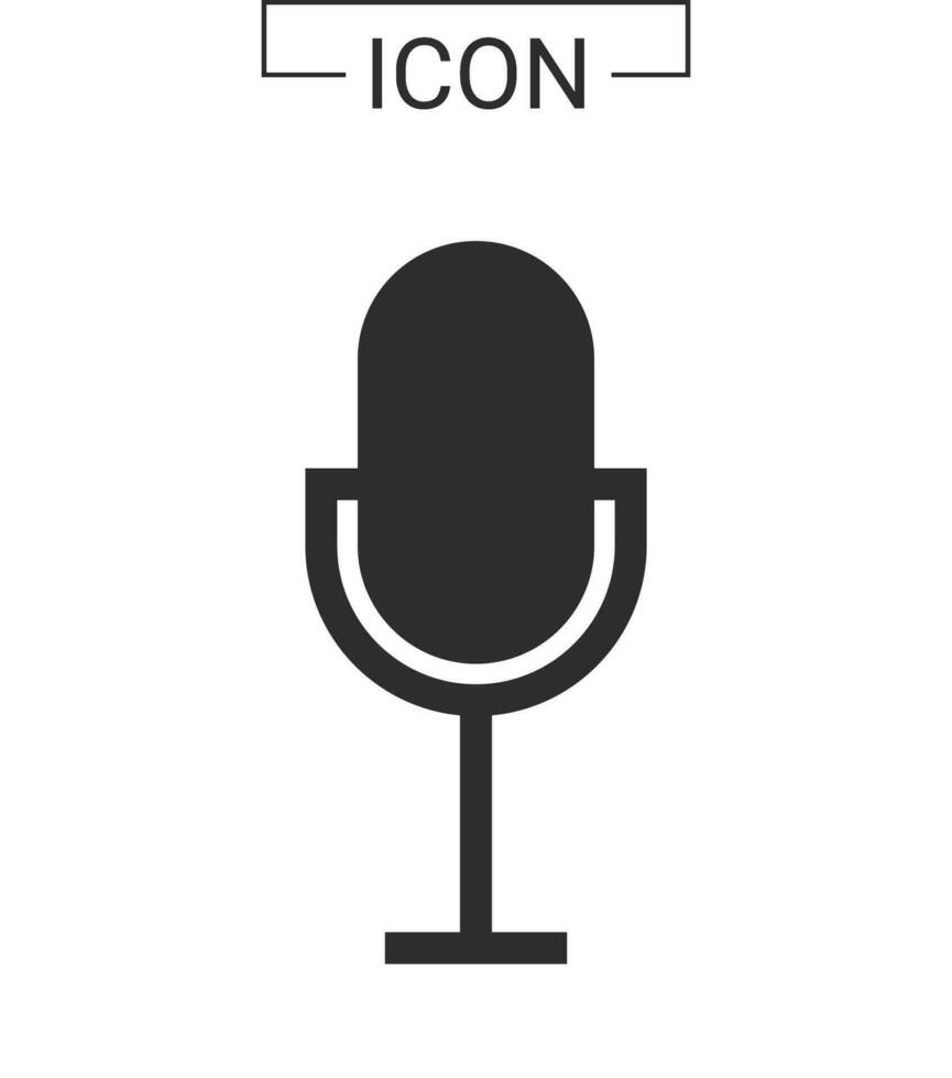 microfoon en muziek- icoon vector