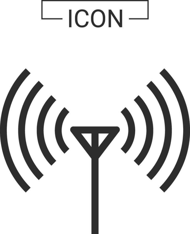 draadloze icoon signaal verbinding vector