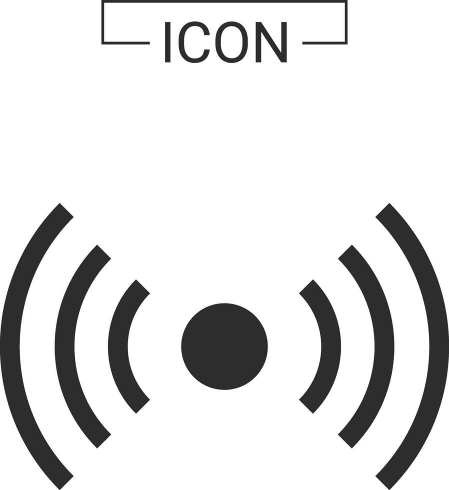 draadloze icoon signaal verbinding vector