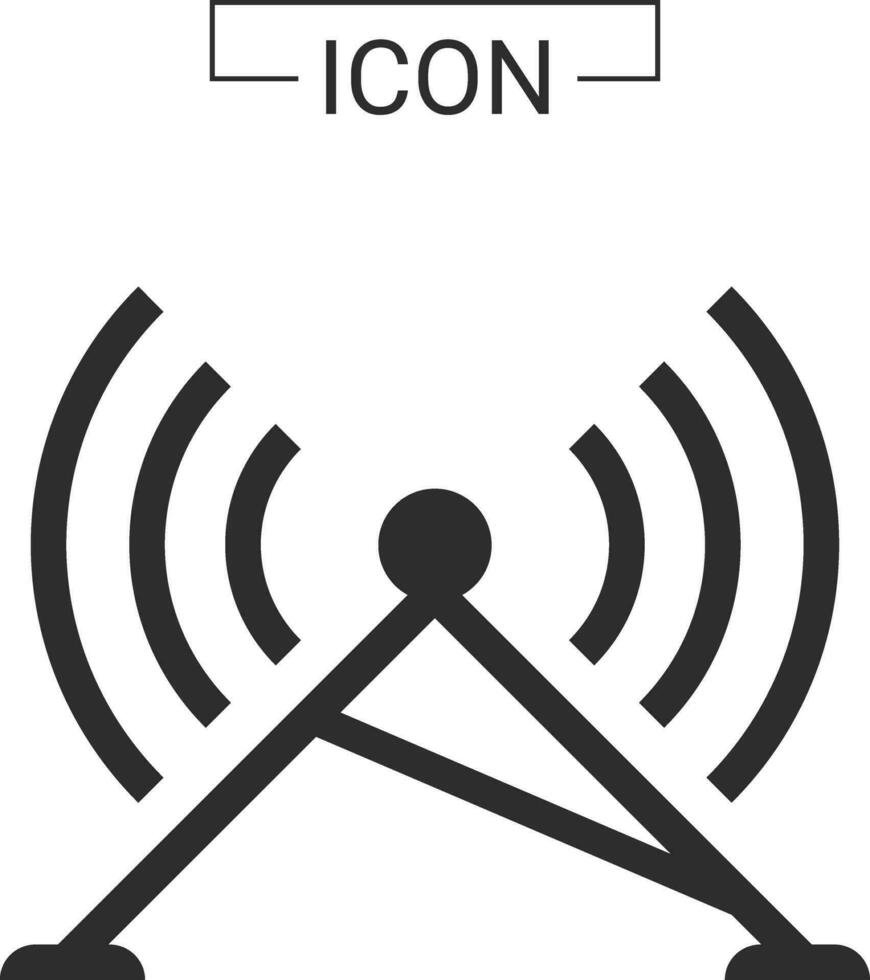 draadloze icoon signaal verbinding vector