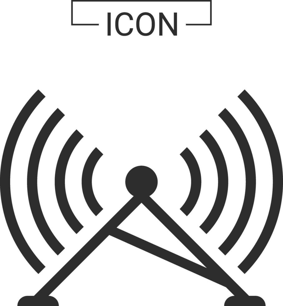 draadloze icoon signaal verbinding vector