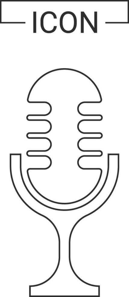 microfoon en muziek- icoon vector