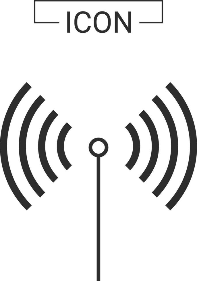 draadloze icoon signaal verbinding vector