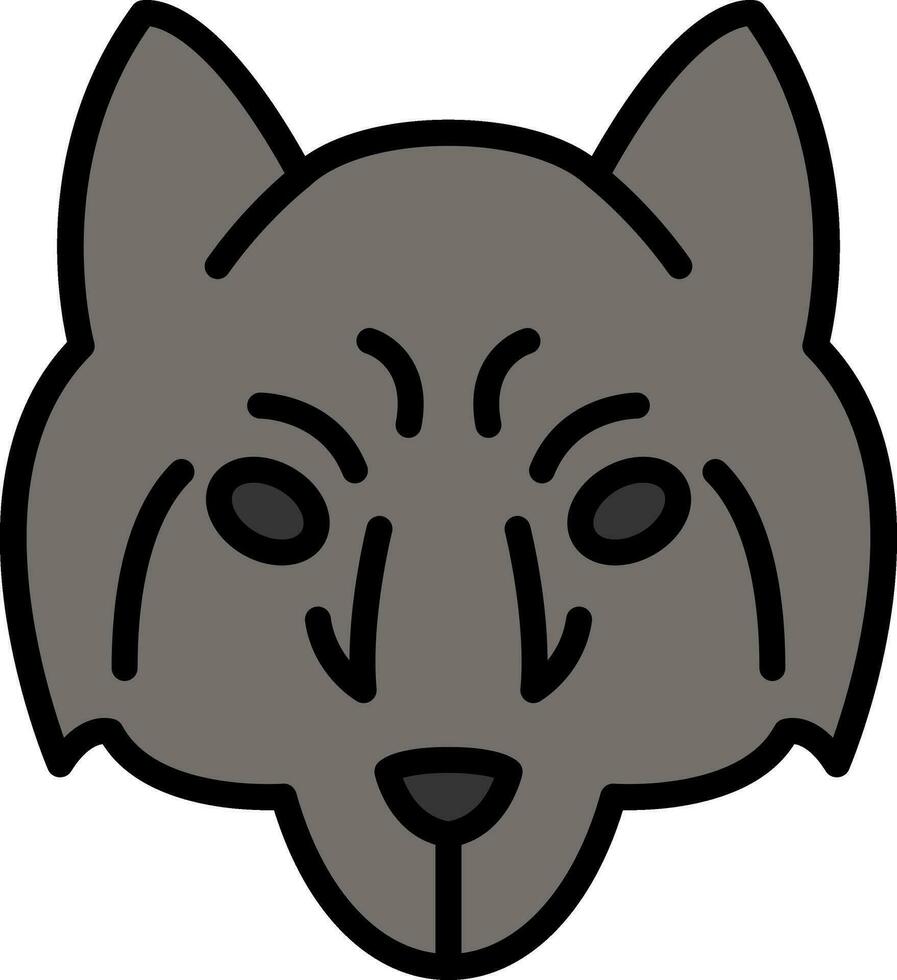 arctisch wolf vector icoon ontwerp