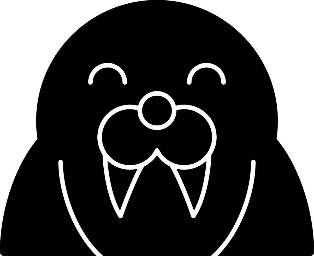 walrus vector icoon ontwerp