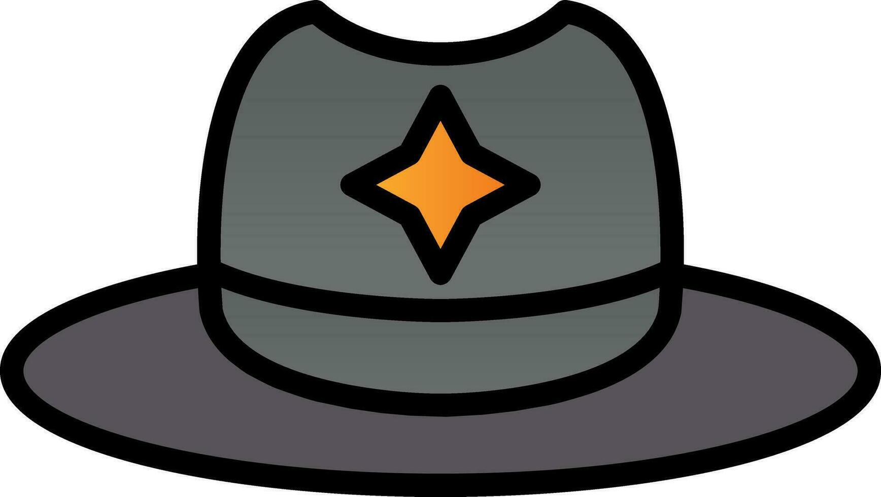hoed vector icoon ontwerp