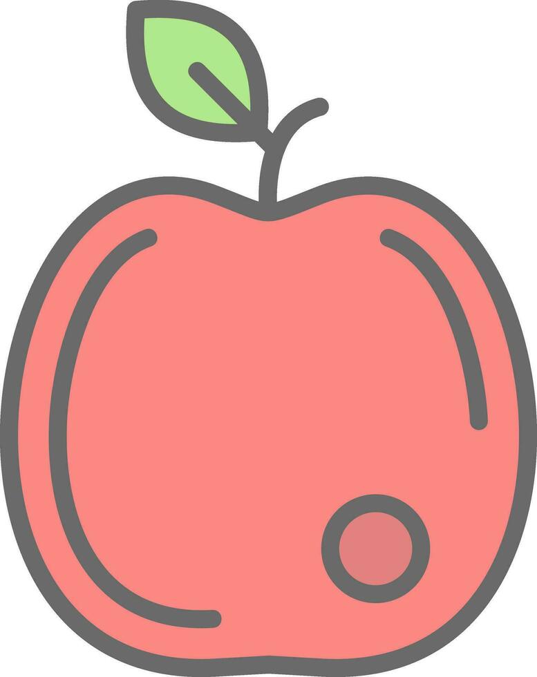 appel vector icoon ontwerp