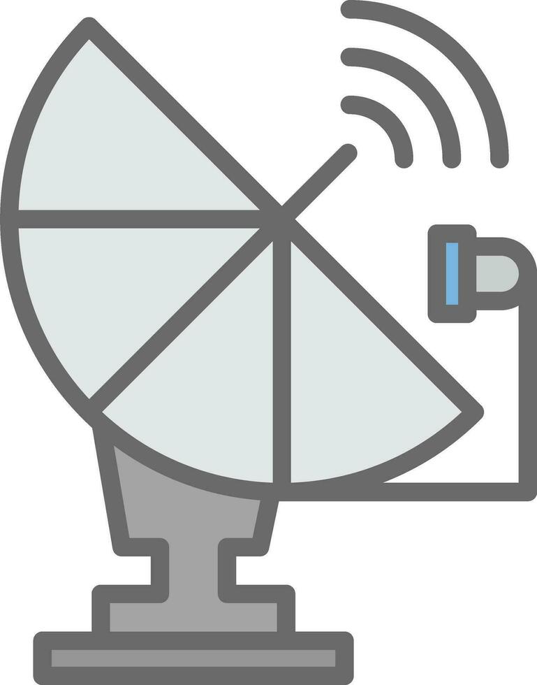 satelliet schotel vector icoon ontwerp