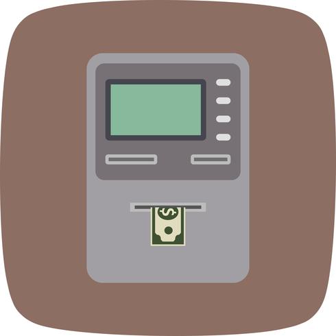 Contant geld opname Vector pictogram