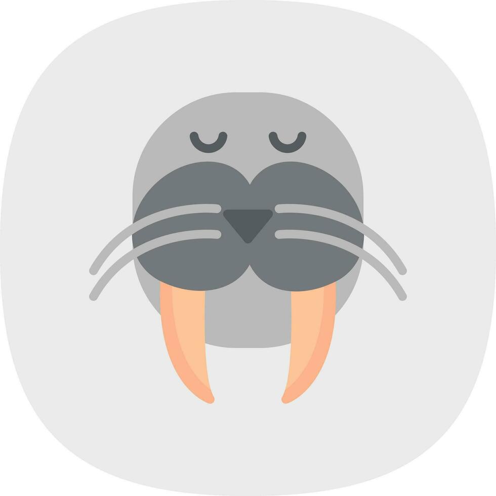 walrus vector icoon ontwerp