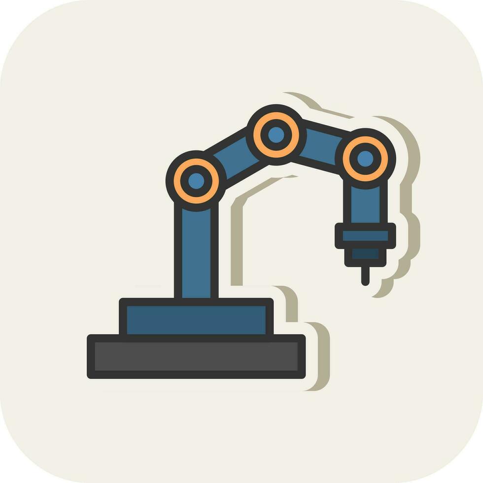 robot arm vector icoon ontwerp