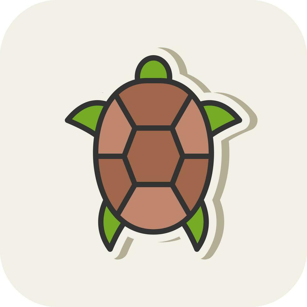 schildpad vector icoon ontwerp