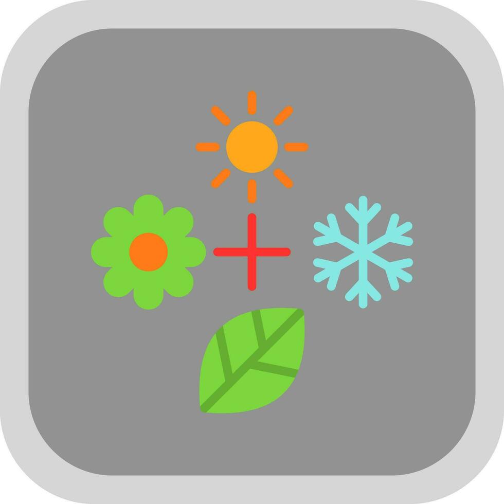 seizoenen vector icoon ontwerp