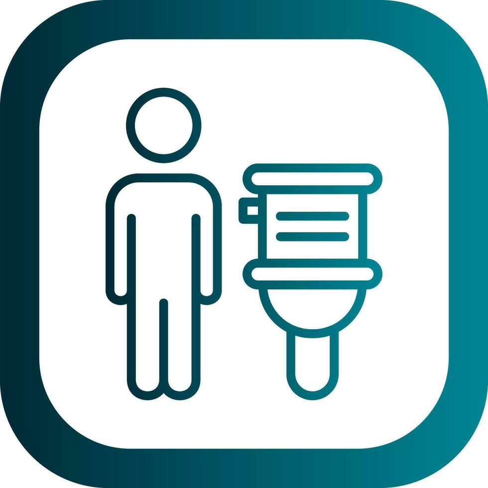 toilet vector icoon ontwerp