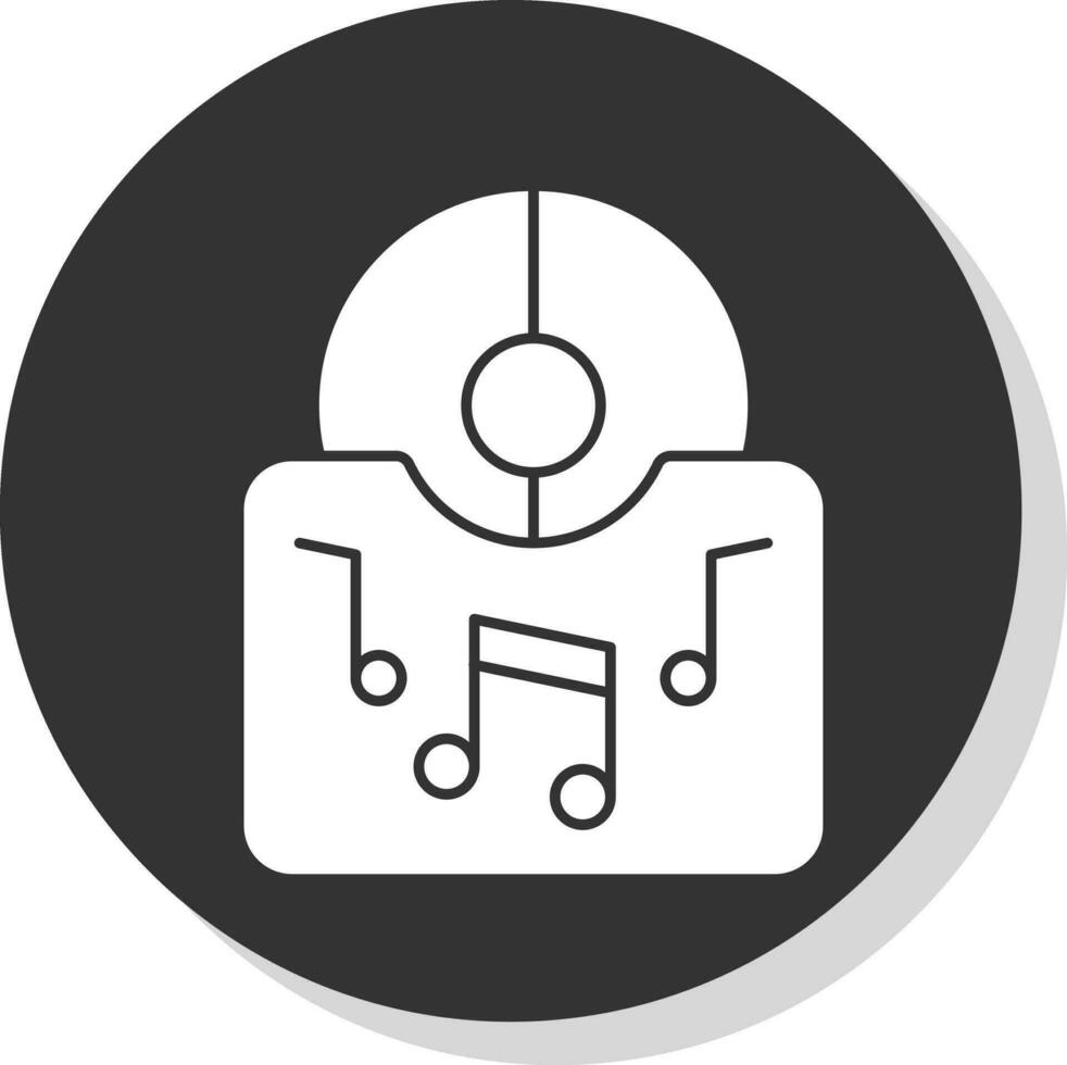 muziek- album vector icoon ontwerp