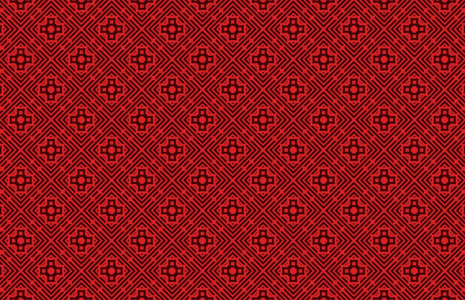 naadloos meetkundig rood tegel patroon vector