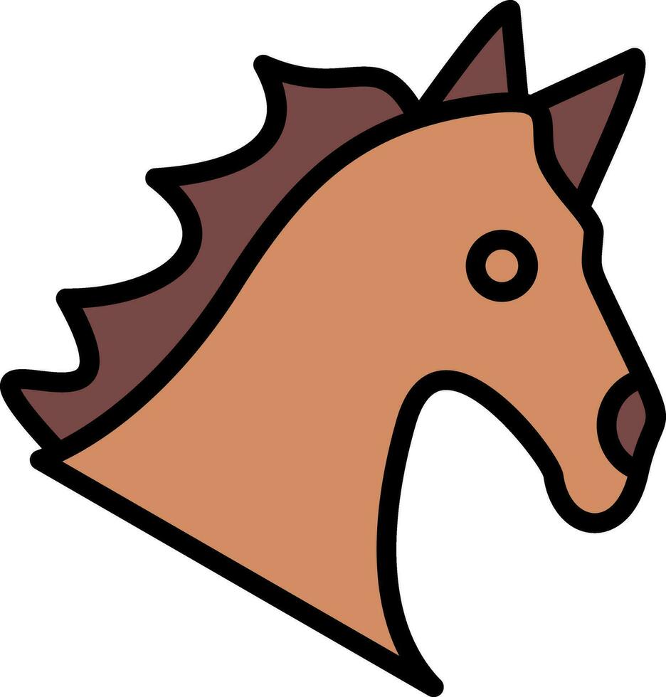 paard vector icoon ontwerp