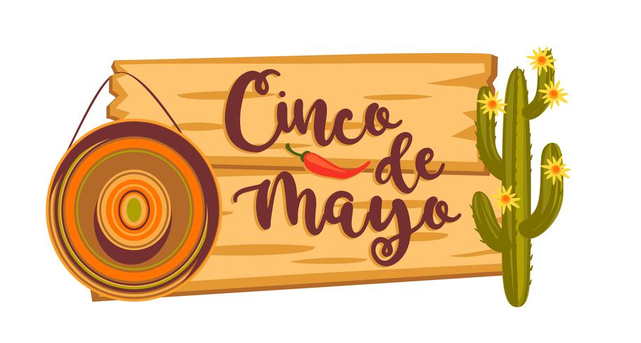 Cinco de Mayo. Vector illustratie.