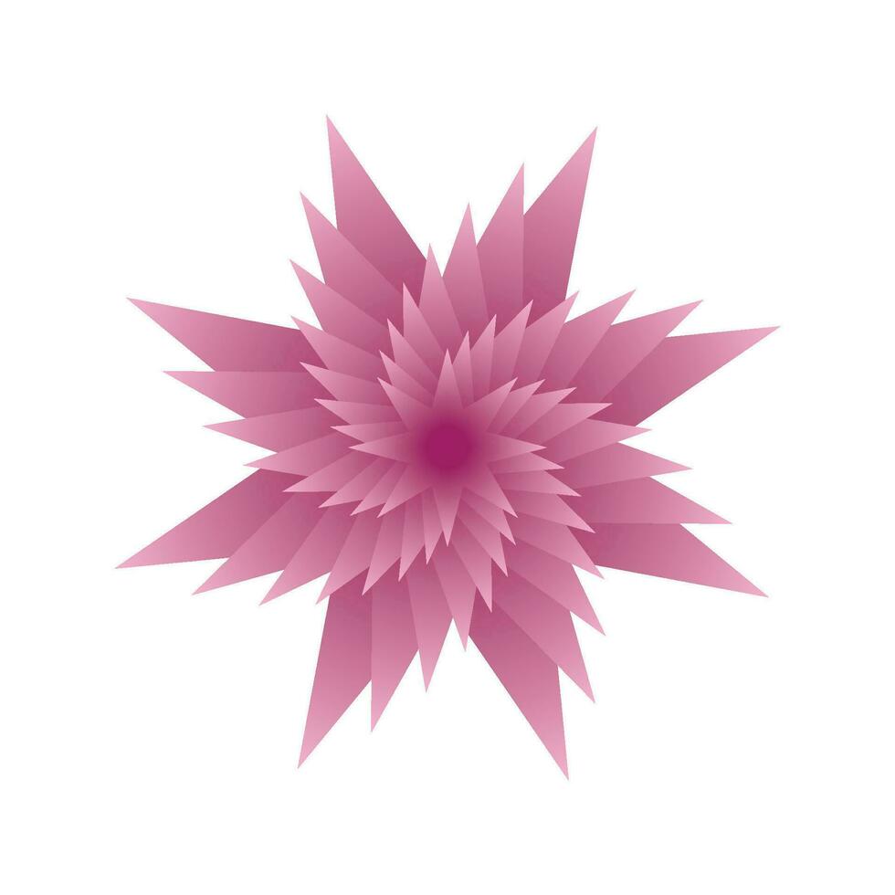 roze bloem icoon vector