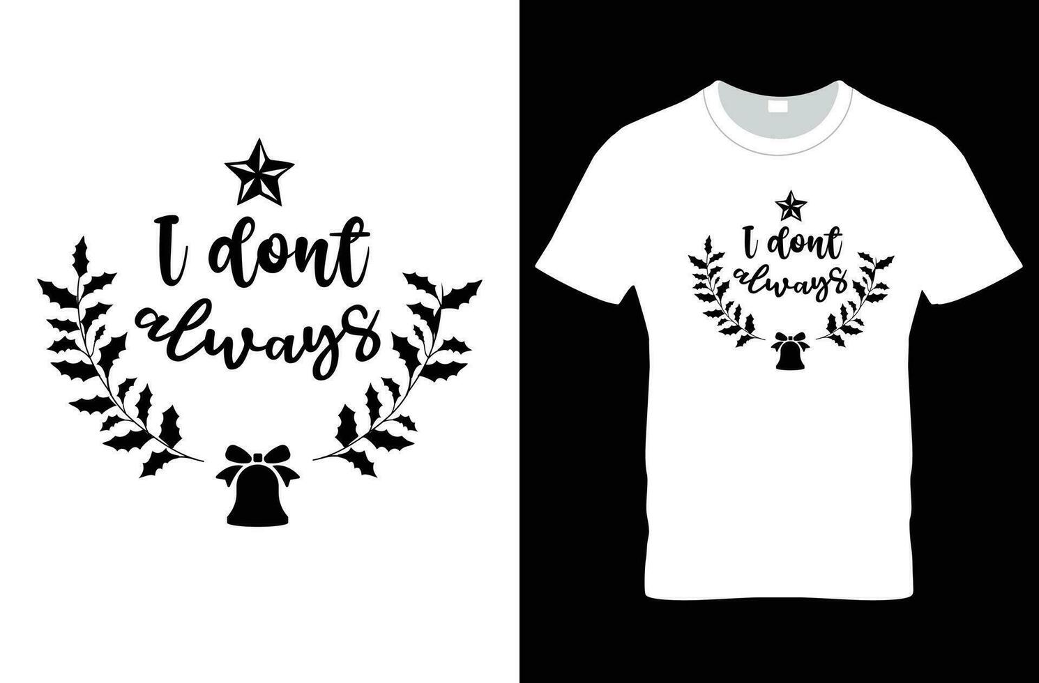 kerst t-shirt ontwerp vector