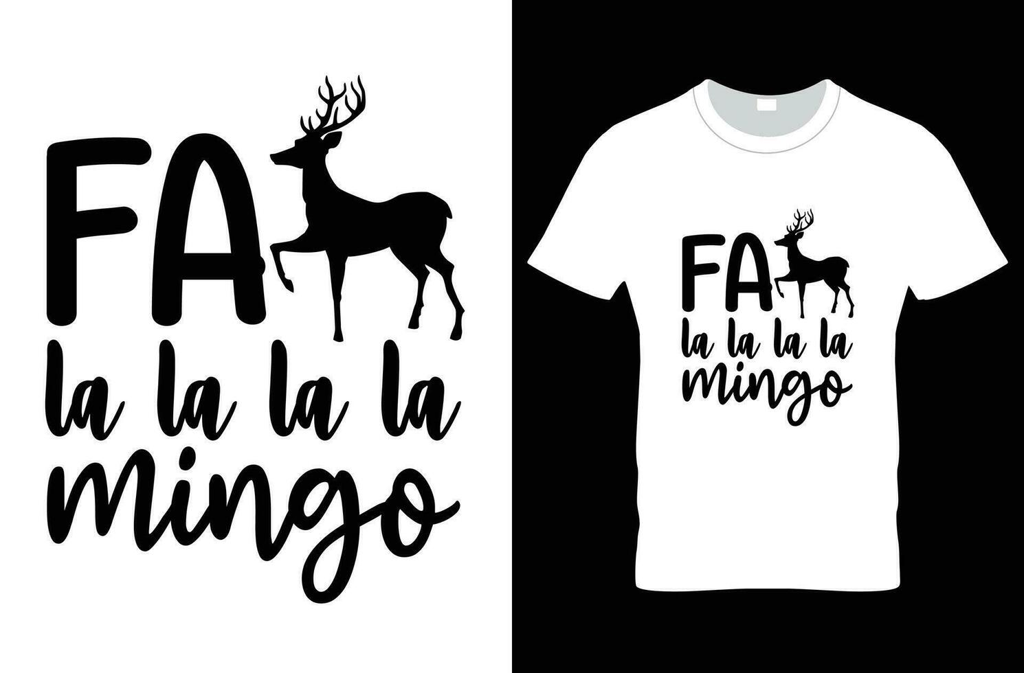 kerst t-shirt ontwerp vector