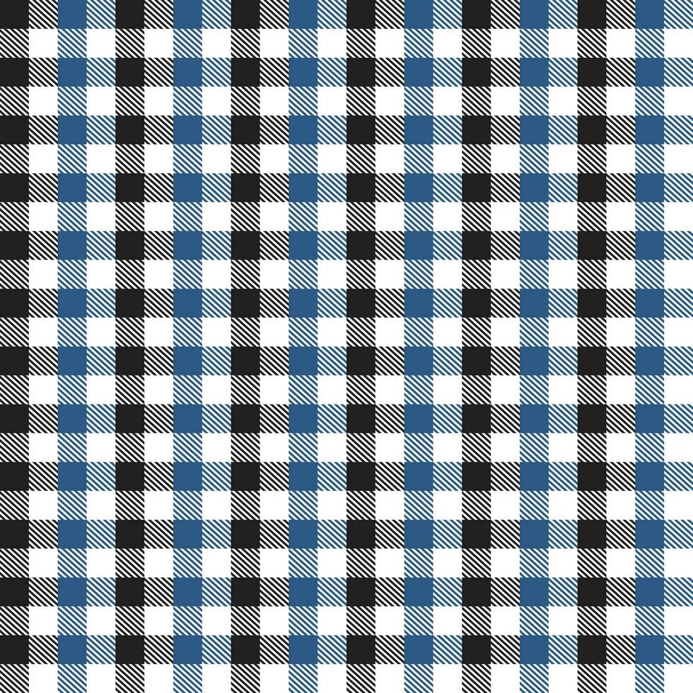 marine blauw en zwart plaid patroon met schuin lijn binnen achtergrond. plaid patroon achtergrond. plaid achtergrond. naadloos patroon. voor achtergrond, decoratie, geschenk inpakken, tafelkleed, deken. vector