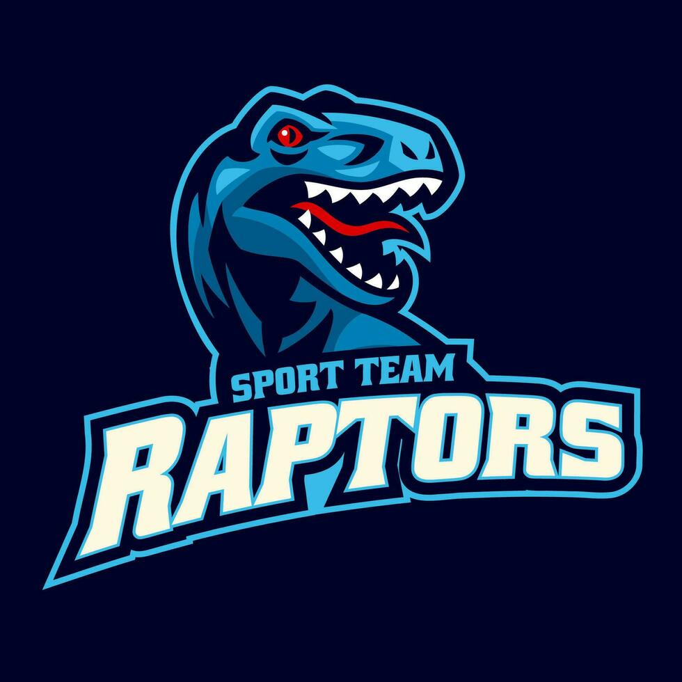 team roofvogel mascotte sport logo vector