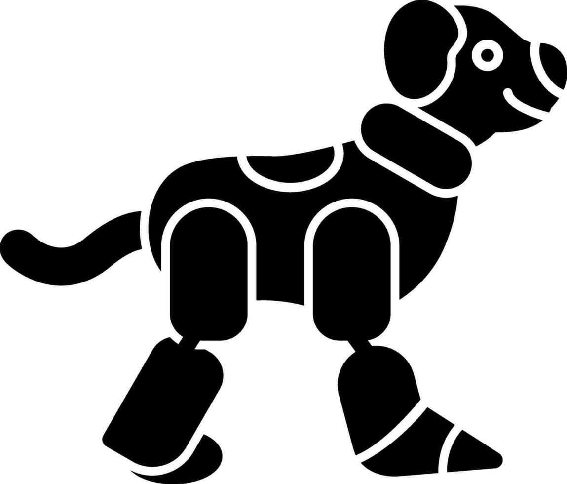 robot hond vector icoon ontwerp