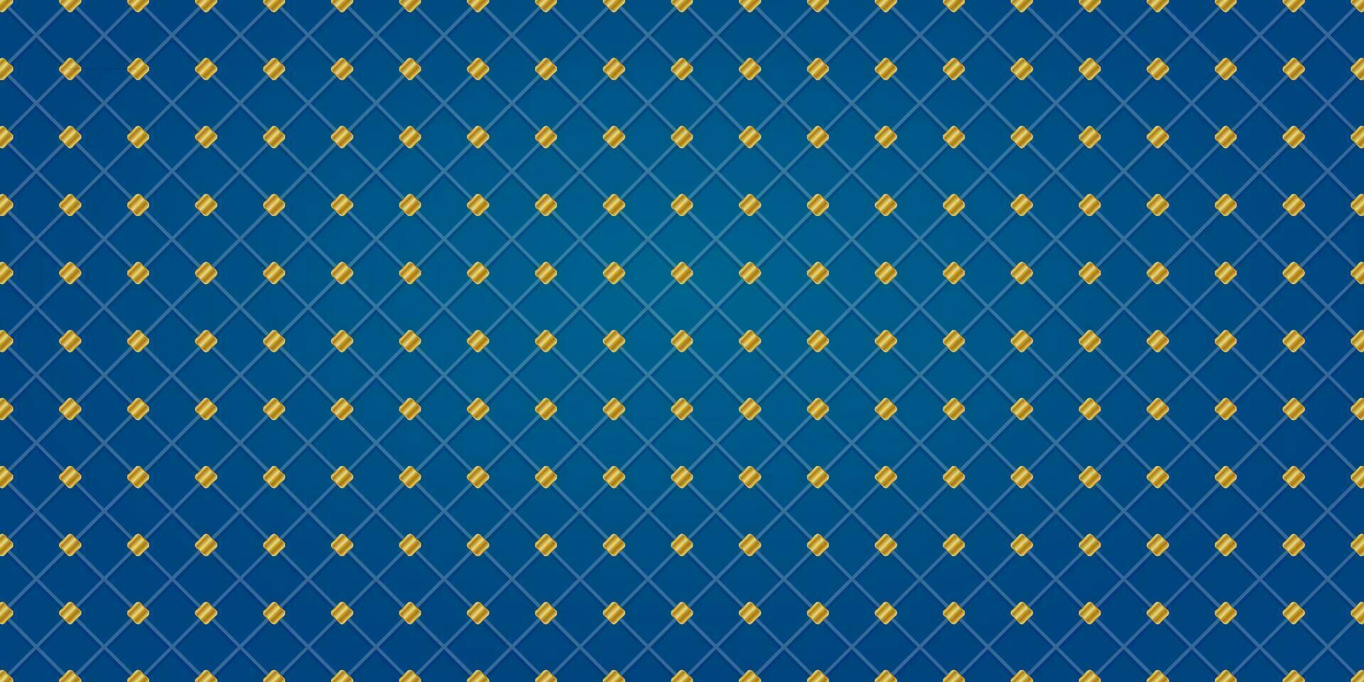 blauw goud patroon banier achtergrond vector