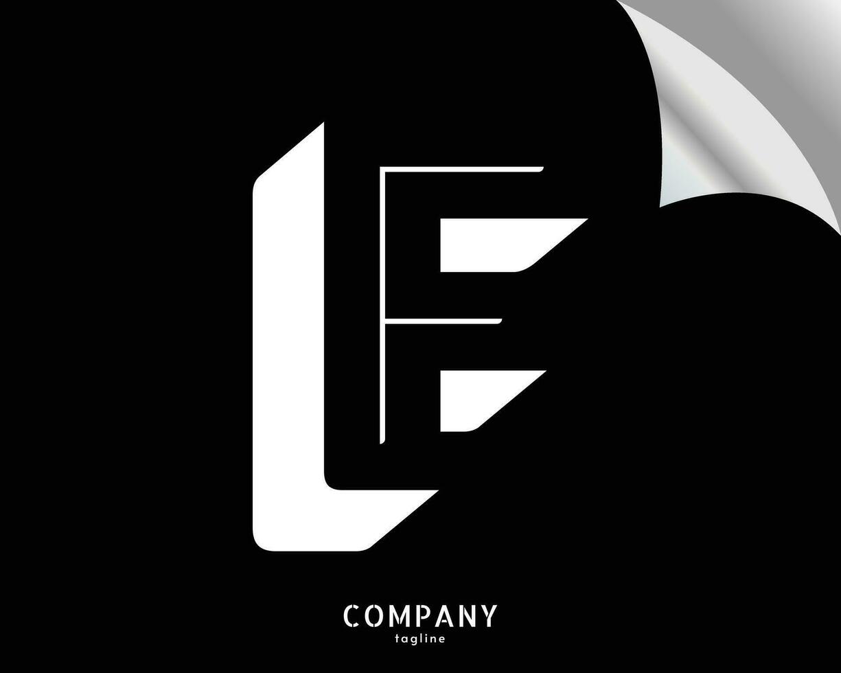 f brief logo vector ontwerp