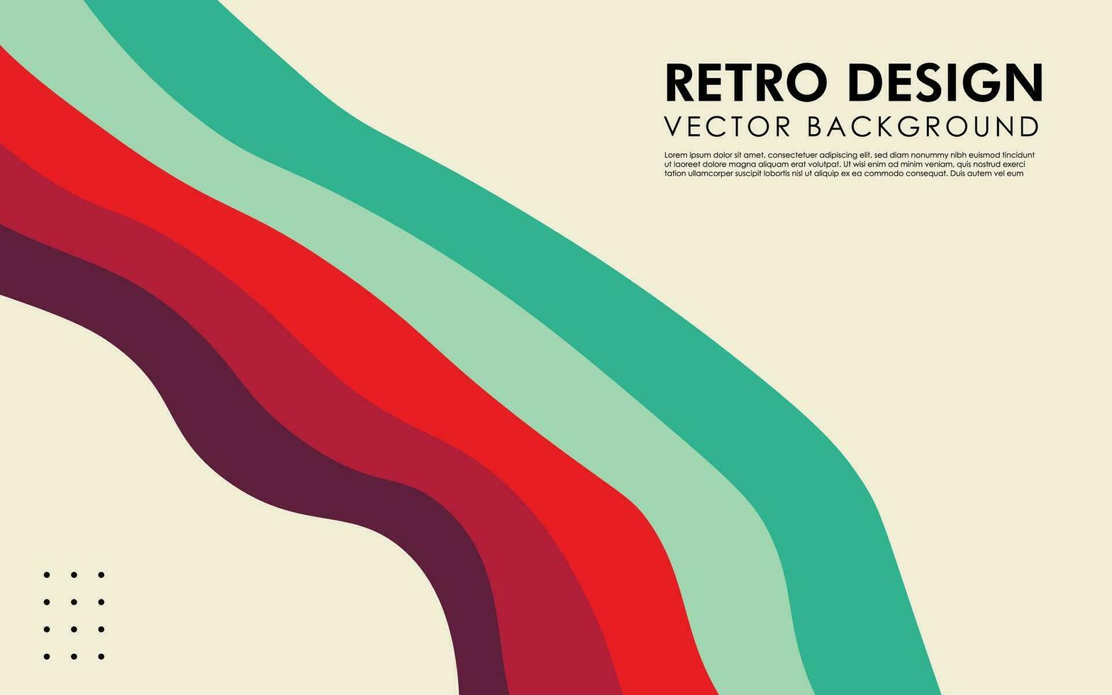 abstract kleurrijk retro meetkundig stijl ontwerp achtergrond. eps10 vector