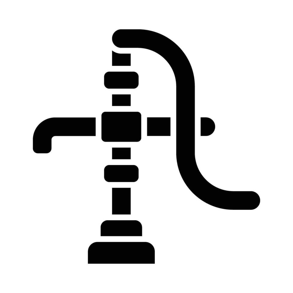 water pomp vector glyph icoon voor persoonlijk en reclame gebruiken.