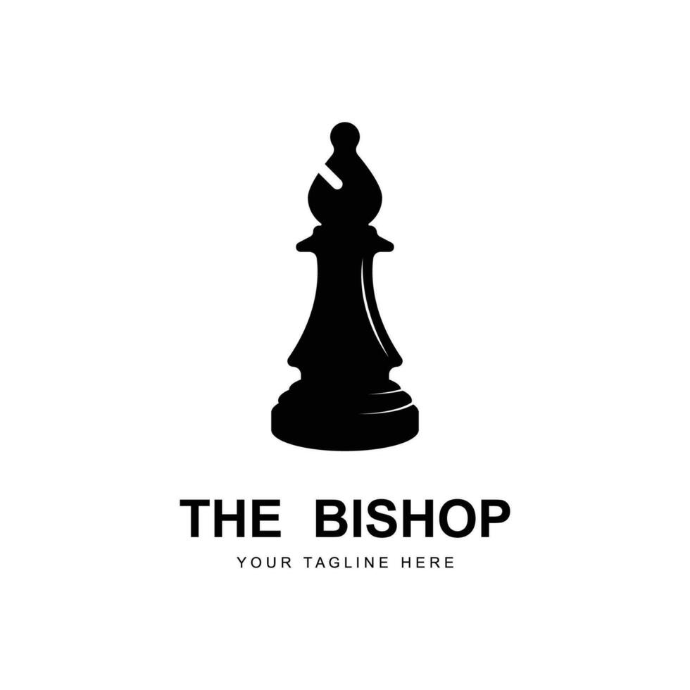 schaak logo vector icoon illustratie ontwerp