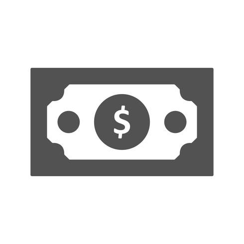 Bankbiljet Vector pictogram