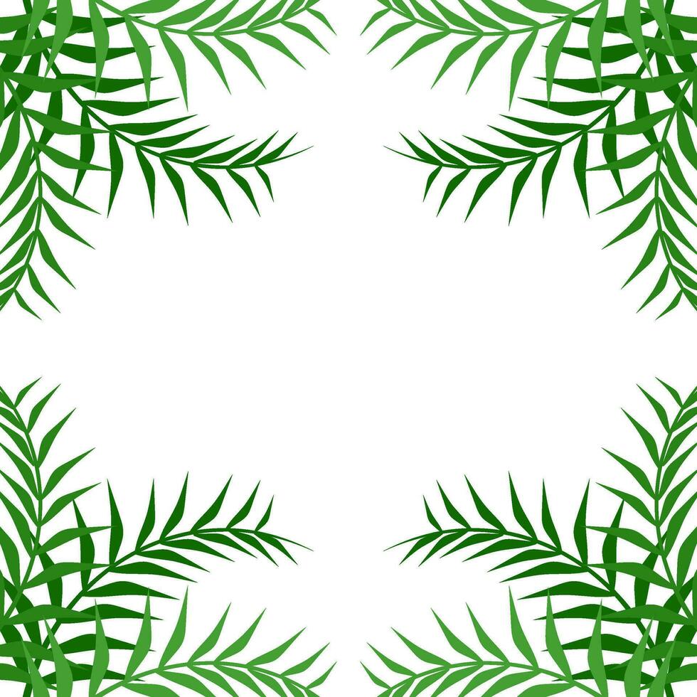 palm hoek kader vrij vector element