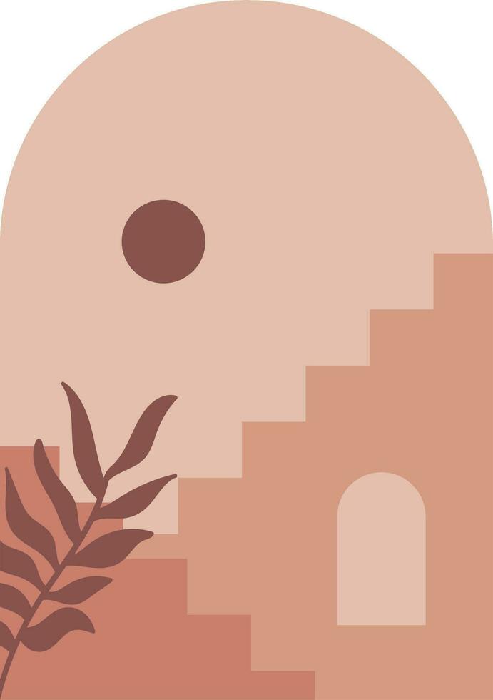 landschap natuur achtergrond illustratie vector