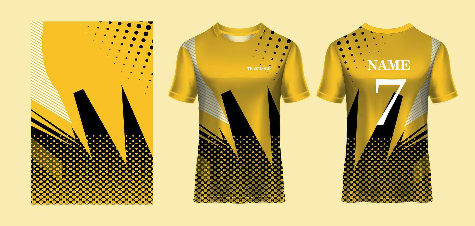 sport- Jersey ontwerpen bewerkbare vector