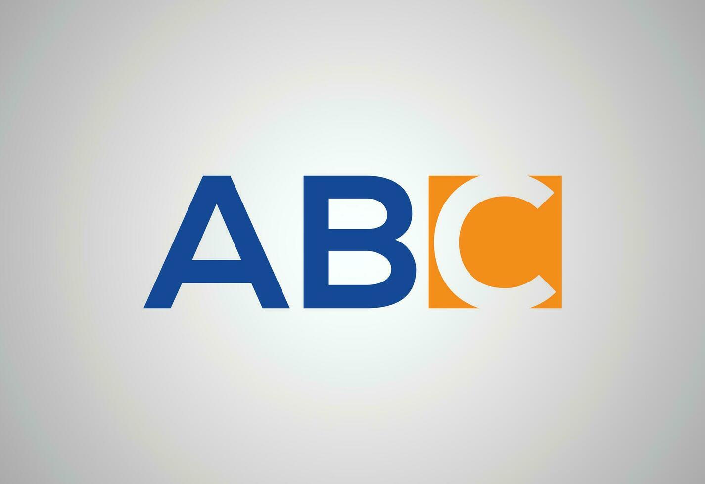 creatief eerste abc brief logo ontwerp, vector ontwerp sjabloon