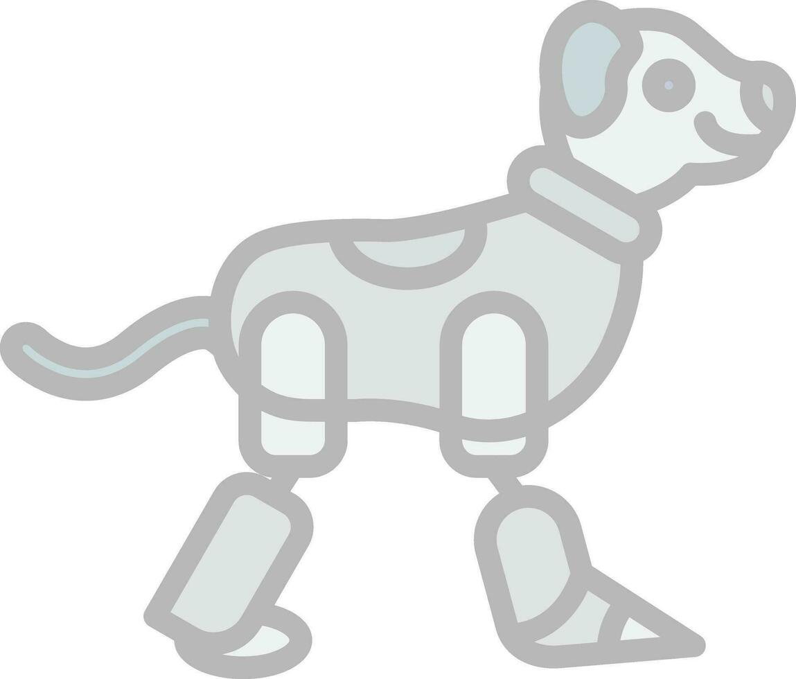 robot hond vector icoon ontwerp