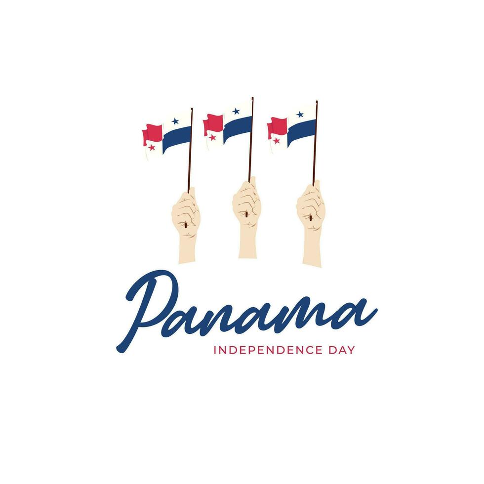 Panama onafhankelijkheid dag banier sjabloon vector