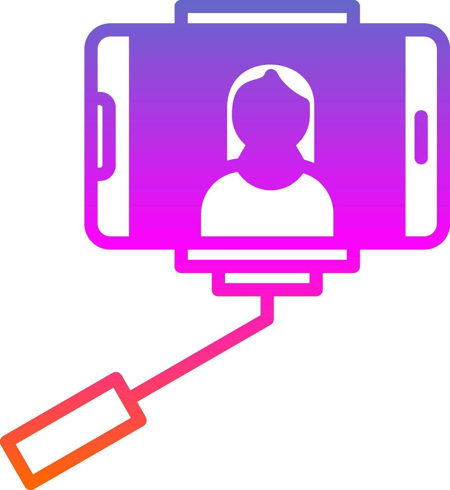 selfie stok vector icoon ontwerp