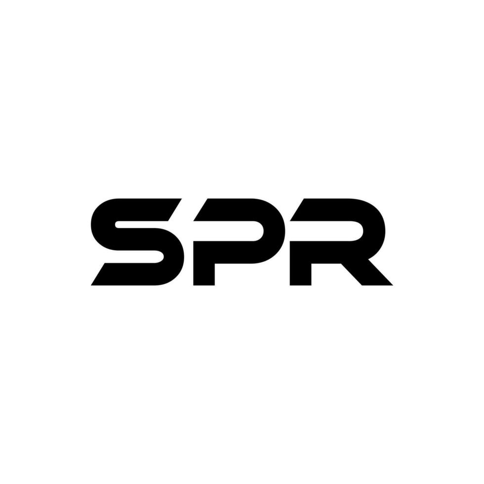 spr brief logo ontwerp, inspiratie voor een uniek identiteit. modern elegantie en creatief ontwerp. watermerk uw succes met de opvallend deze logo. vector