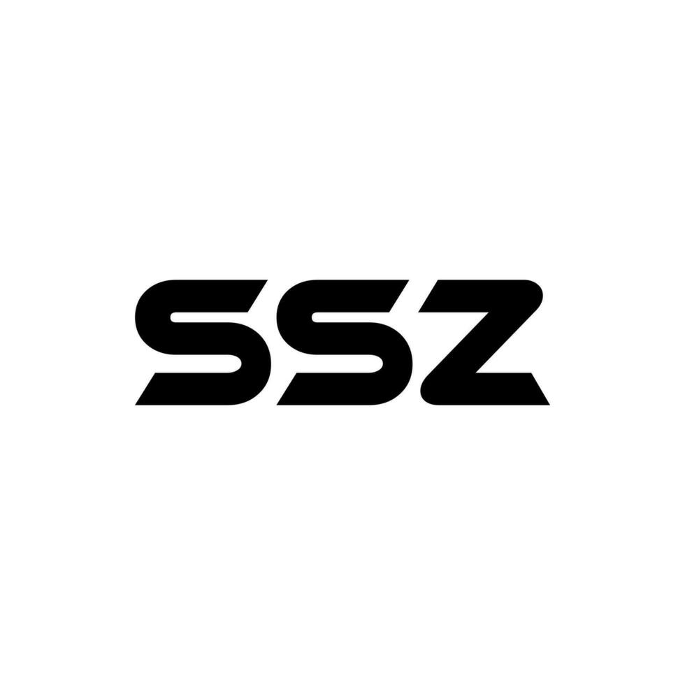 ssz brief logo ontwerp, inspiratie voor een uniek identiteit. modern elegantie en creatief ontwerp. watermerk uw succes met de opvallend deze logo. vector