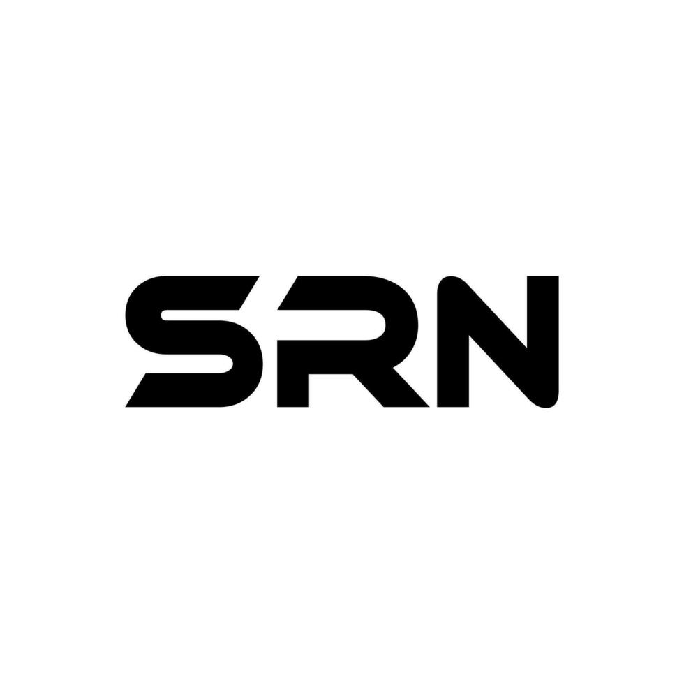 srn brief logo ontwerp, inspiratie voor een uniek identiteit. modern elegantie en creatief ontwerp. watermerk uw succes met de opvallend deze logo. vector